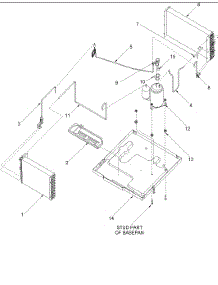 02 - Chassis Assembly parts for Amana Air Conditioner AAC182SRA / PAAC182SRA0 from AppliancePartsPros.com