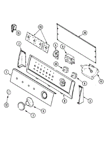 03 - Control Panel parts for Admiral Washer AAV8000AWW from AppliancePartsPros.com