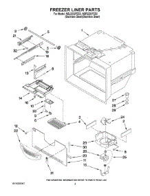 03 - Freezer Liner Parts parts for Maytag Refrigerator ABL2222FES3 from AppliancePartsPros.com