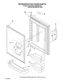 04 - Refrigerator Door Parts parts for Maytag Refrigerator ABR2222FES3 from AppliancePartsPros.com