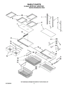06 - Shelf Parts parts for Maytag Refrigerator ABR2227VES1 from AppliancePartsPros.com
