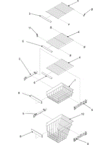 09 - Fz Shelf parts for Amana Refrigerator AC2224GEKS from AppliancePartsPros.com