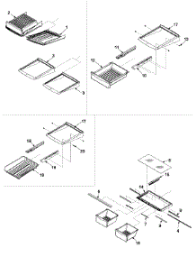 09 - Refrigerator Shelving parts for Amana Refrigerator ABB1924DES from AppliancePartsPros.com