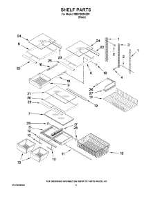 06 - Shelf Parts parts for Maytag Refrigerator MBB1952HEB1 from AppliancePartsPros.com