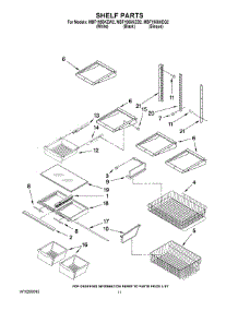 07 - Shelf Parts parts for Maytag Refrigerator MBF1956KEW2 from AppliancePartsPros.com