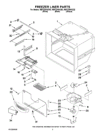 02 - Freezer Liner Parts parts for Maytag Refrigerator MBF2256KEW2 from AppliancePartsPros.com