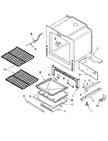05 - Oven / Base parts for Amana Range AGS3760BDW from AppliancePartsPros.com