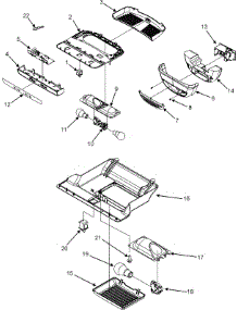 03 - Controls parts for Amana Refrigerator ABL2037FES / ABL2037FES0 from AppliancePartsPros.com