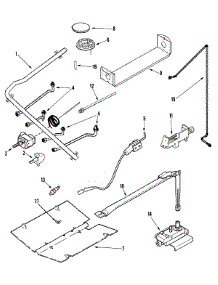 04 - Gas Controls parts for Admiral Range ABR142MBGH from AppliancePartsPros.com