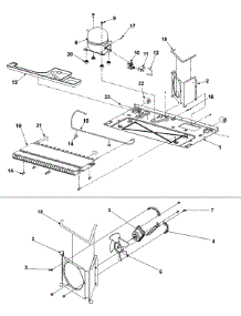 02 - Compressor parts for Amana Refrigerator ABR2533FES / ABR2533FES0 from AppliancePartsPros.com