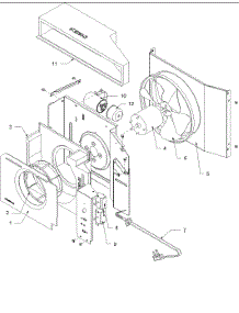 02 - Fan And Control Assy parts for Amana Air Conditioner AC05080M1D / P1225013R from AppliancePartsPros.com
