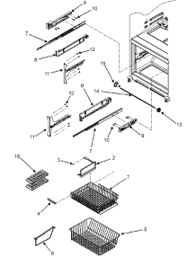 07 - Freezer Shelves parts for Admiral Refrigerator G32027WEKB from AppliancePartsPros.com