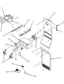 08 - Freezer Compartment parts for Admiral Refrigerator GC2223GEKB from AppliancePartsPros.com