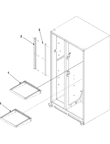 13 - Refrigerator Shelves parts for Amana Refrigerator AC2224PEKW from AppliancePartsPros.com