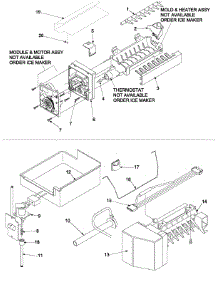 07 - Optional Ice Maker Kit-Ic511 parts for Amana Refrigerator AB2225PEKW from AppliancePartsPros.com
