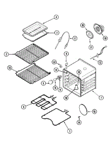 05 - Oven parts for Amana Oven ACB6280AS from AppliancePartsPros.com