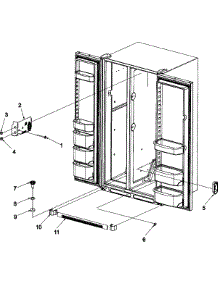 15 - Light Covers And Toe Grille parts for Amana Refrigerator ACD2232HRB from AppliancePartsPros.com