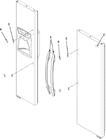 11 - Handles And Trim parts for Amana Refrigerator ACD2232HRW from AppliancePartsPros.com