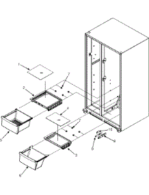 04 - Crisper Assembly parts for Admiral Refrigerator GC2223GEKW from AppliancePartsPros.com