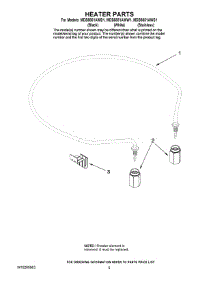 05 - Heater Parts parts for Maytag Dishwasher MDB8851AWS1 from AppliancePartsPros.com