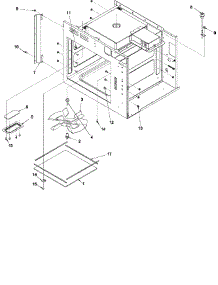 07 - Stirrer parts for Amana Microwave ACE208 / P1324410M from AppliancePartsPros.com