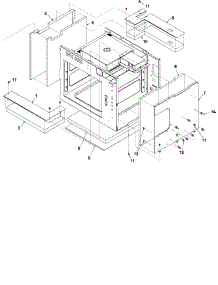 08 - Outer Cavity parts for Amana Microwave ACE208SB / P1324413M from AppliancePartsPros.com