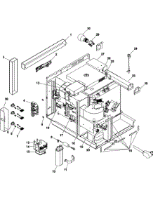 03 - Electrical Components parts for Amana Microwave ACE208SBC / P1324414M from AppliancePartsPros.com