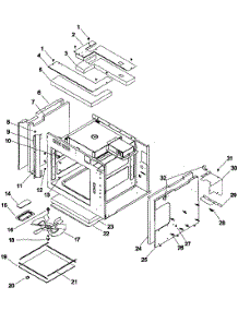 04 - Stirrer, Ducts, parts for Amana Microwave ACE208SBC / P1324414M from AppliancePartsPros.com