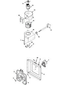 05 - Fuses, Blower, Heater Box, parts for Amana Microwave ACE208SBC2 / P1331304M from AppliancePartsPros.com