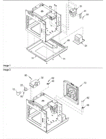 07 - Base & Heater Box parts for Amana Microwave ACE230 / P1324403M from AppliancePartsPros.com
