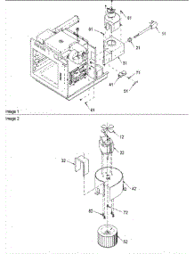 03 - Blower parts for Amana Microwave ACE230 / P1324403M from AppliancePartsPros.com
