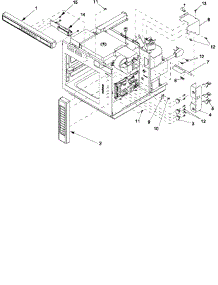 03 - Control parts for Amana Microwave ACE230 / P1324412M from AppliancePartsPros.com