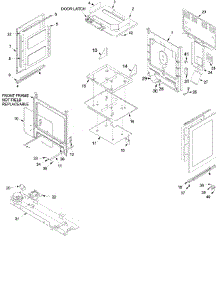 02 - Cabinet parts for Amana Range ACF3315AT / PACF3315AT2 from AppliancePartsPros.com