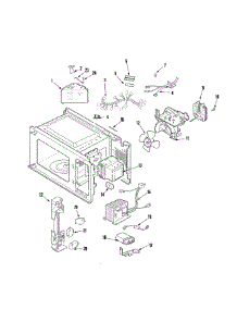 03 - Interior Controls parts for Amana Microwave ACM1120AS from AppliancePartsPros.com