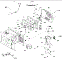 03 - Interior parts for Amana Microwave ACM1580AW / PACM1580AWO from AppliancePartsPros.com