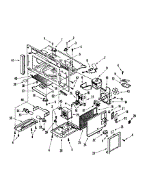05 - Internal Controls parts for Amana Microwave ACO1180AB from AppliancePartsPros.com