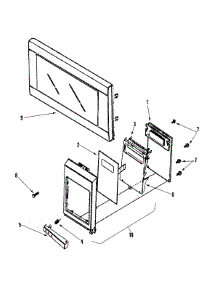 02 - Control Panel / Door Assembly (Aco1180as) parts for Amana Microwave ACO1180AS from AppliancePartsPros.com