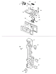 04 - Interior & Latch Board parts for Amana Microwave ACO1520AB from AppliancePartsPros.com