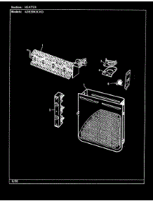 03 - Heater parts for Admiral Dryer ADE20K3CKDH from AppliancePartsPros.com