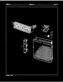 03 - Heater (Rev. A) parts for Admiral Dryer ADE20K4H from AppliancePartsPros.com