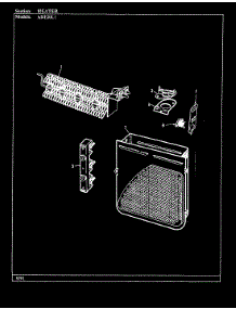 02 - Heater (Rev. A-C) parts for Admiral Dryer ADE20L1H from AppliancePartsPros.com