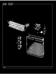 03 - Heater (Rev. A-D) parts for Admiral Dryer ADE20L2A from AppliancePartsPros.com