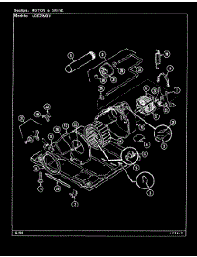 05 - Motor & Drive parts for Admiral Dryer ADE20M3V from AppliancePartsPros.com