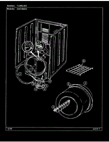 06 - Tumbler parts for Admiral Dryer ADE20M3V from AppliancePartsPros.com