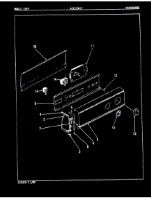 02 - Control Panel (Rev. A-D) parts for Admiral Dryer ADE25K3A from AppliancePartsPros.com