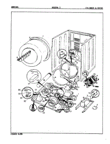 04 - Cylinder & Drive (Rev. A-D) parts for Admiral Dryer ADG20K3W from AppliancePartsPros.com