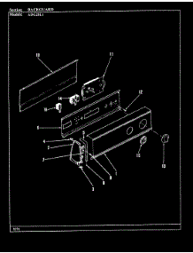 02 - Control Panel (Rev. A-C) parts for Admiral Dryer ADG20L1W from AppliancePartsPros.com
