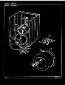 06 - Tumbler parts for Admiral Dryer ADG20M3V from AppliancePartsPros.com