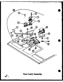 04 - Door Latch Assy parts for Amana Range ADM-1B / P8554802S from AppliancePartsPros.com