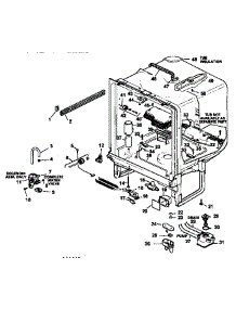 03 - Tub Assy parts for Amana Dishwasher ADU7500CBB / P1188306W from AppliancePartsPros.com